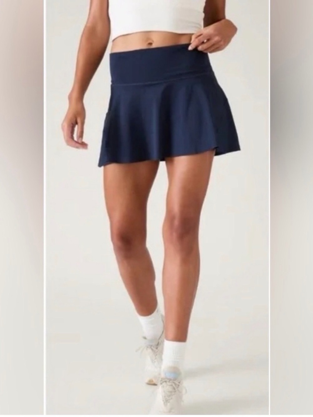 NWT athleta ace tennis skort 13.5 in navy